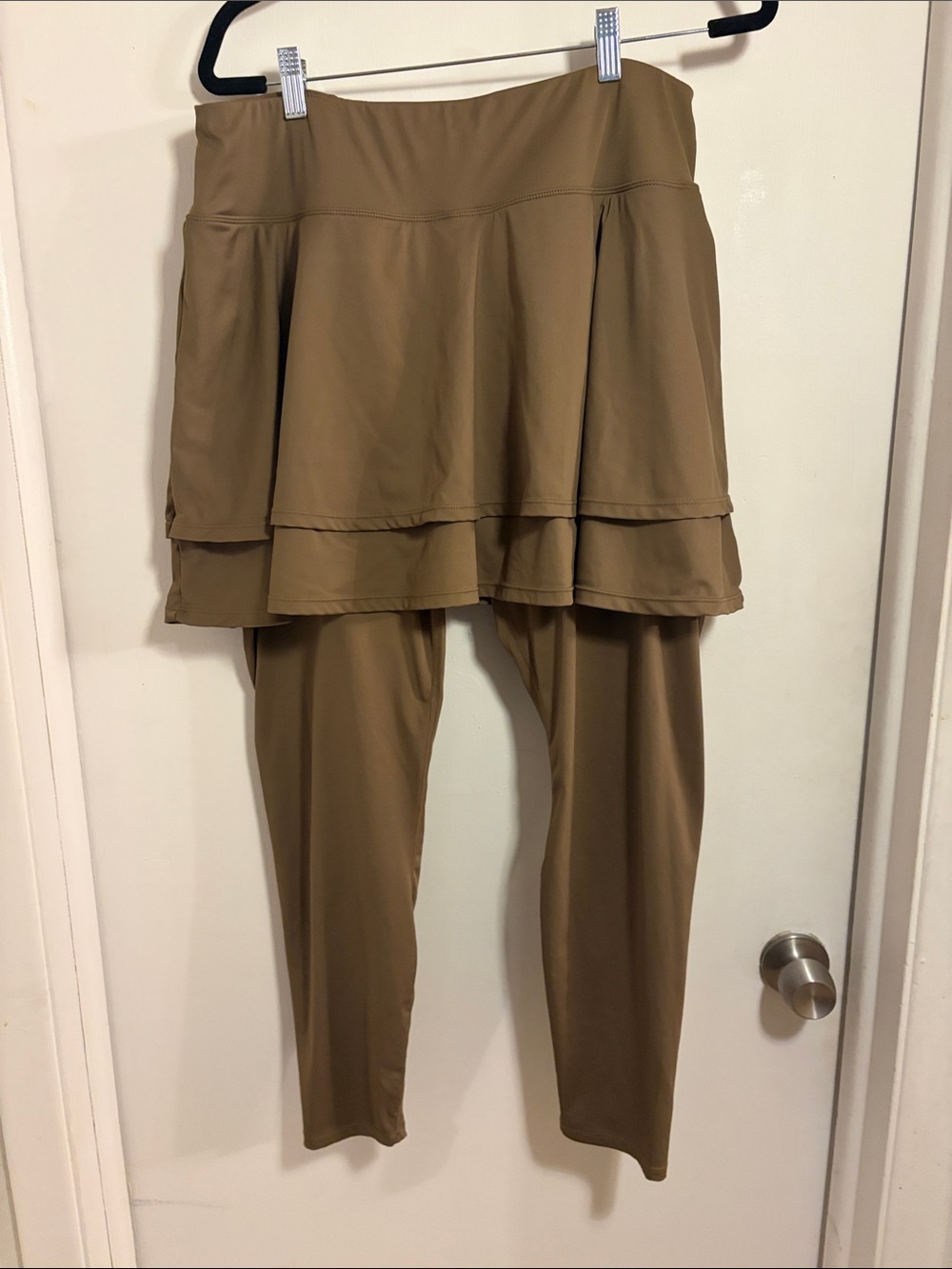Skirt Leggings Brown Layered Active Skirt - Amazon XXL